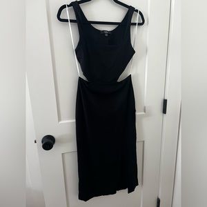 NWT Black Lulus Dress with Cutouts